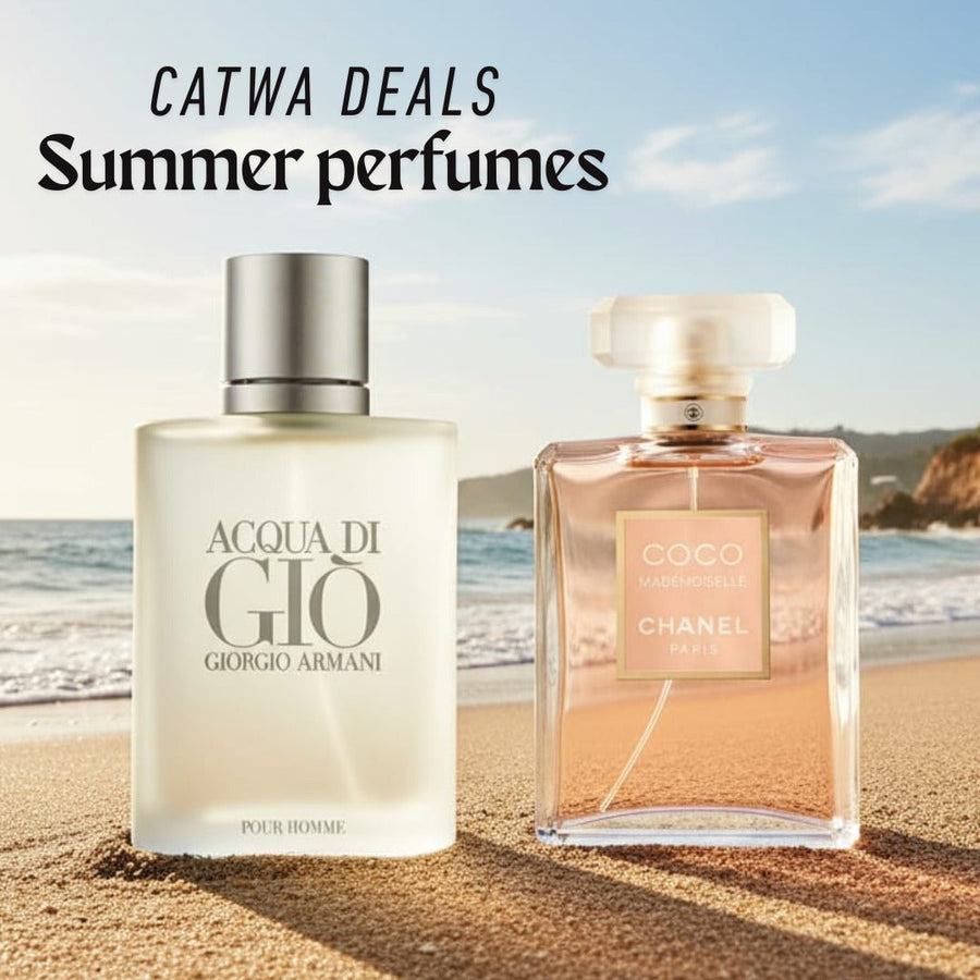 Summer perfumes for men and for women