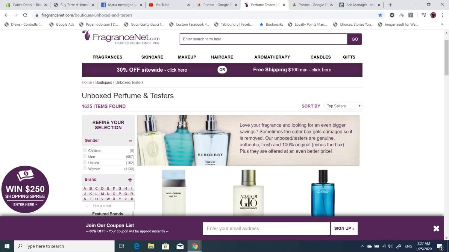 Is there many un-boxed perfumes in the market? Catwa Deals - كاتوا ديلز | Perfume online shop In Egypt