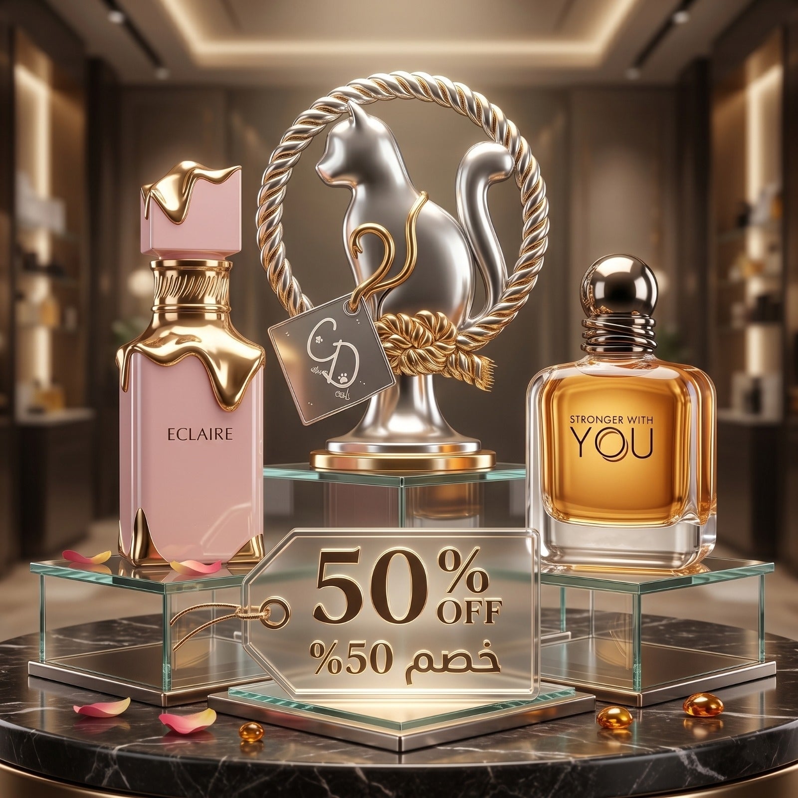 خصم 50% لأول 3 مشترين او حتي الساعة 11م