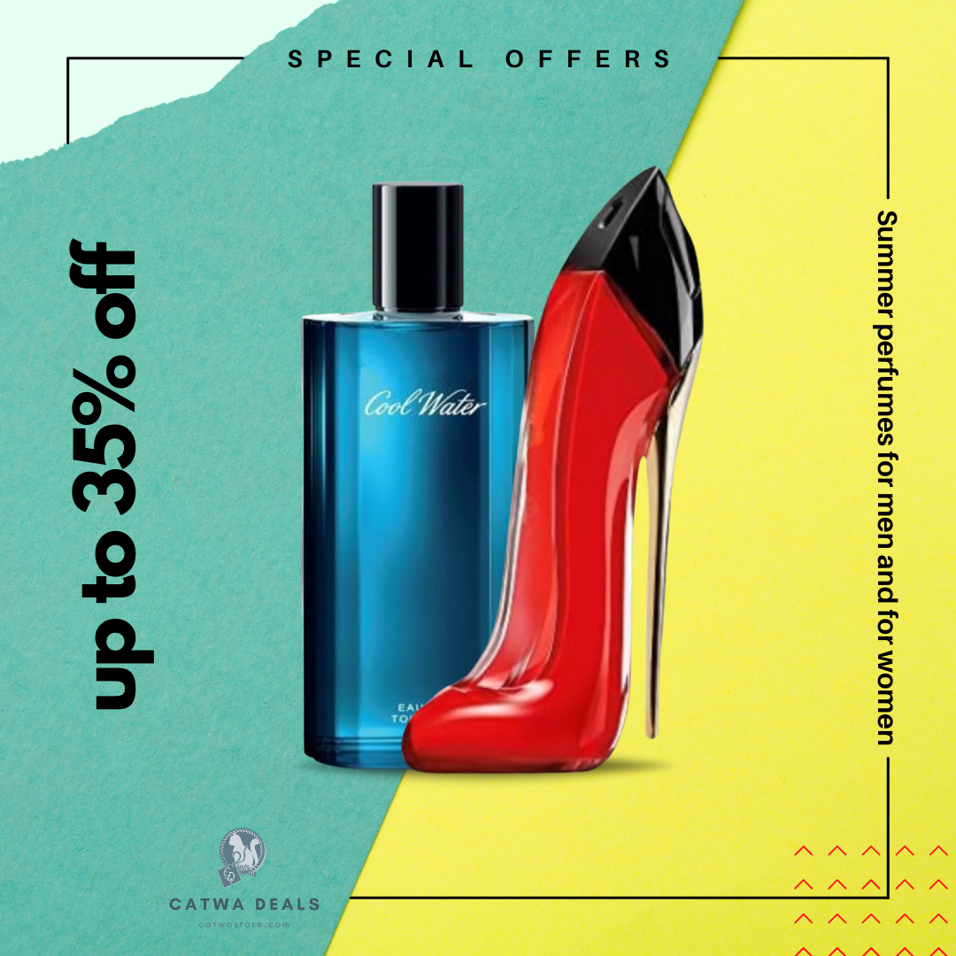 خصم يصل الي 35% علي اي عطور من اختيارك