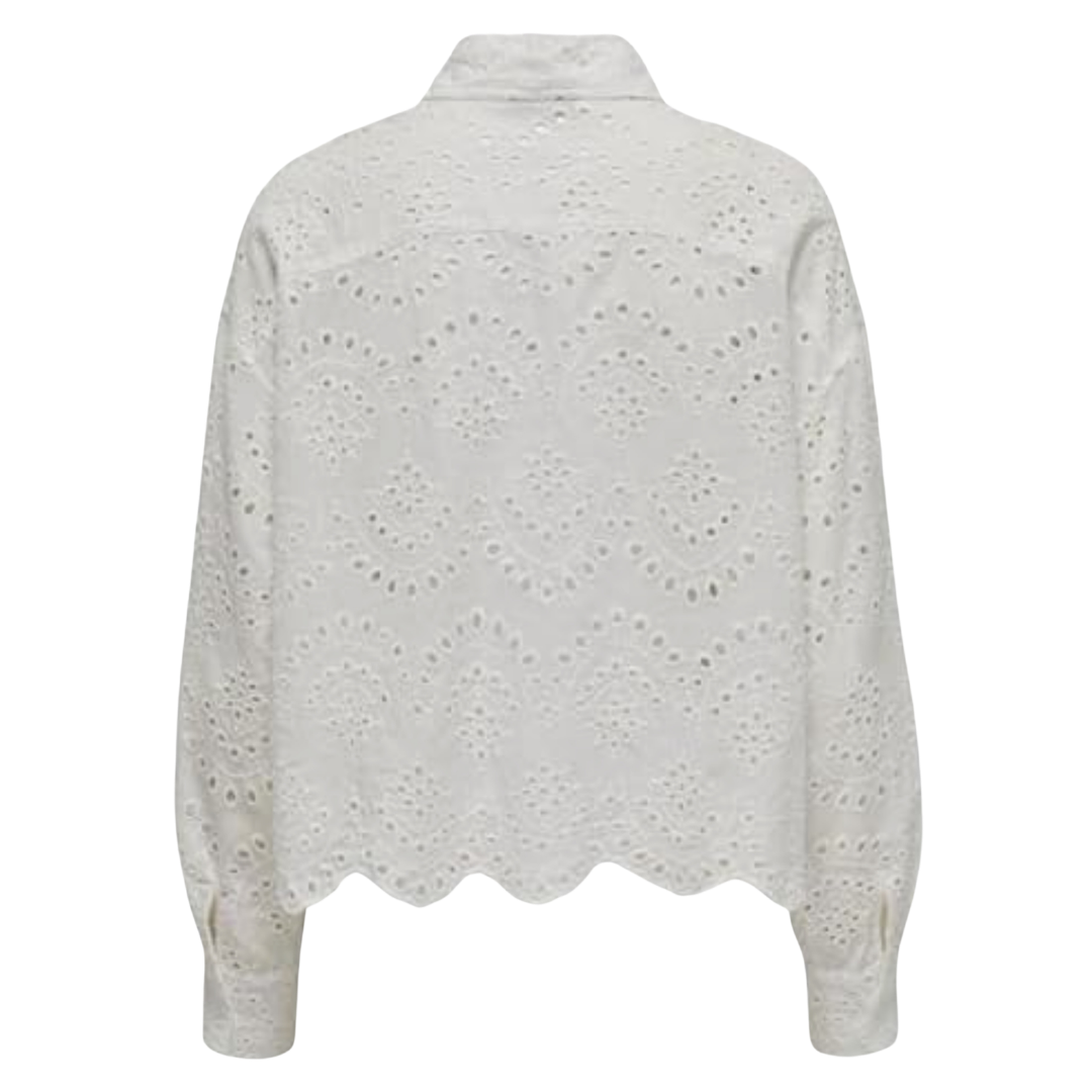 ONLY Women's Valais Long-Sleeves Woven Shirt