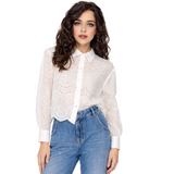 ONLY Women's Valais Long-Sleeves Woven Shirt