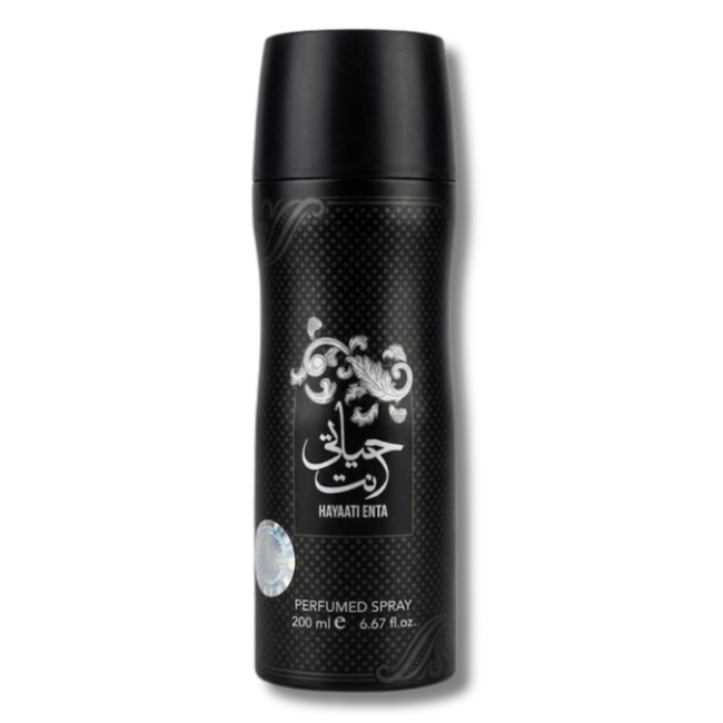 Hayati Enta Lattafa Perfumes for women body spray