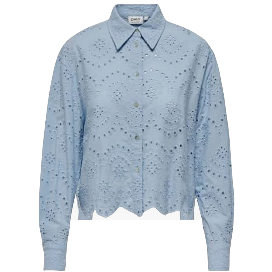 ONLY Women's Valais Long-Sleeves Woven Shirt