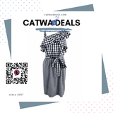 Calvin Klein Black Womens Gingham One Shoulder Sheath Dress Catwa Deals - كاتوا ديلز | Perfume online shop In Egypt