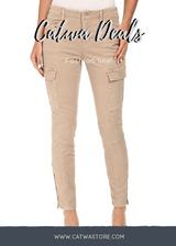 DOLCE & GABBANA Beige Cotton Cargo Cropped Pants Catwa Deals - كاتوا ديلز | Perfume online shop In Egypt