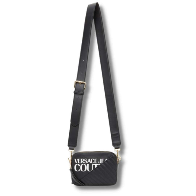 Versace Jeans Couture Black Half-Quilted Camera Shoulder Bag Catwa Deals - كاتوا ديلز | Perfume online shop In Egypt